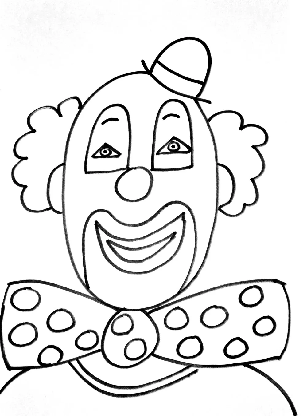 Coloriages Gratuits Clown : Amusez les Enfants avec l’Univers Coloré du Cirque 33