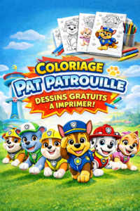 🐾 Coloriage Pat Patrouille : Dessins Gratuits à Imprimer pour Enfants