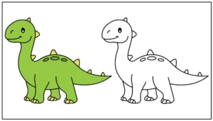 Comment dessiner un dinosaure ? Tutoriel étape par étape !