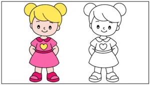 Comment dessiner une fille ? Tutoriel étape par étape !